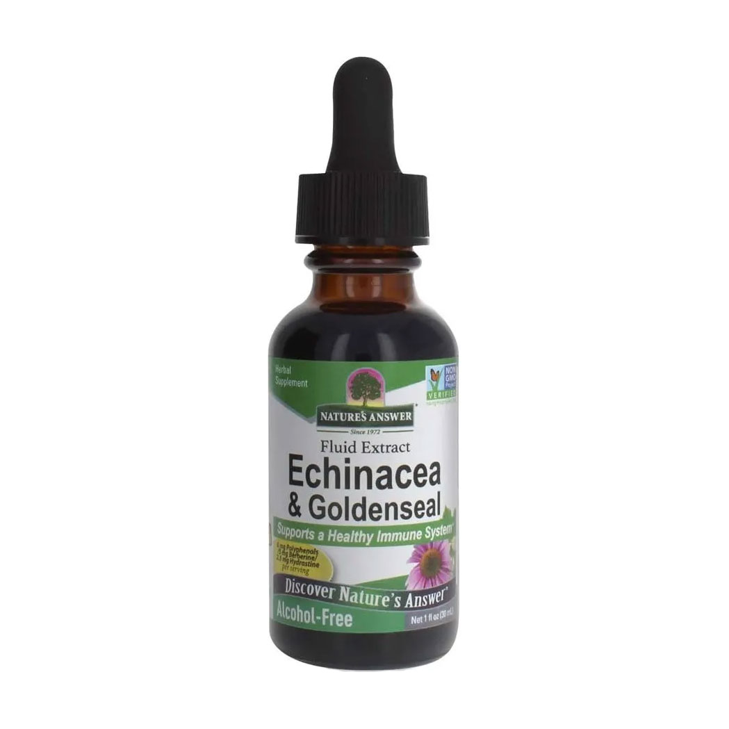 Ехінацея та жовтокорінь Nature's Answer Echinacea &amp; Goldenseal в рідині, 30 мл